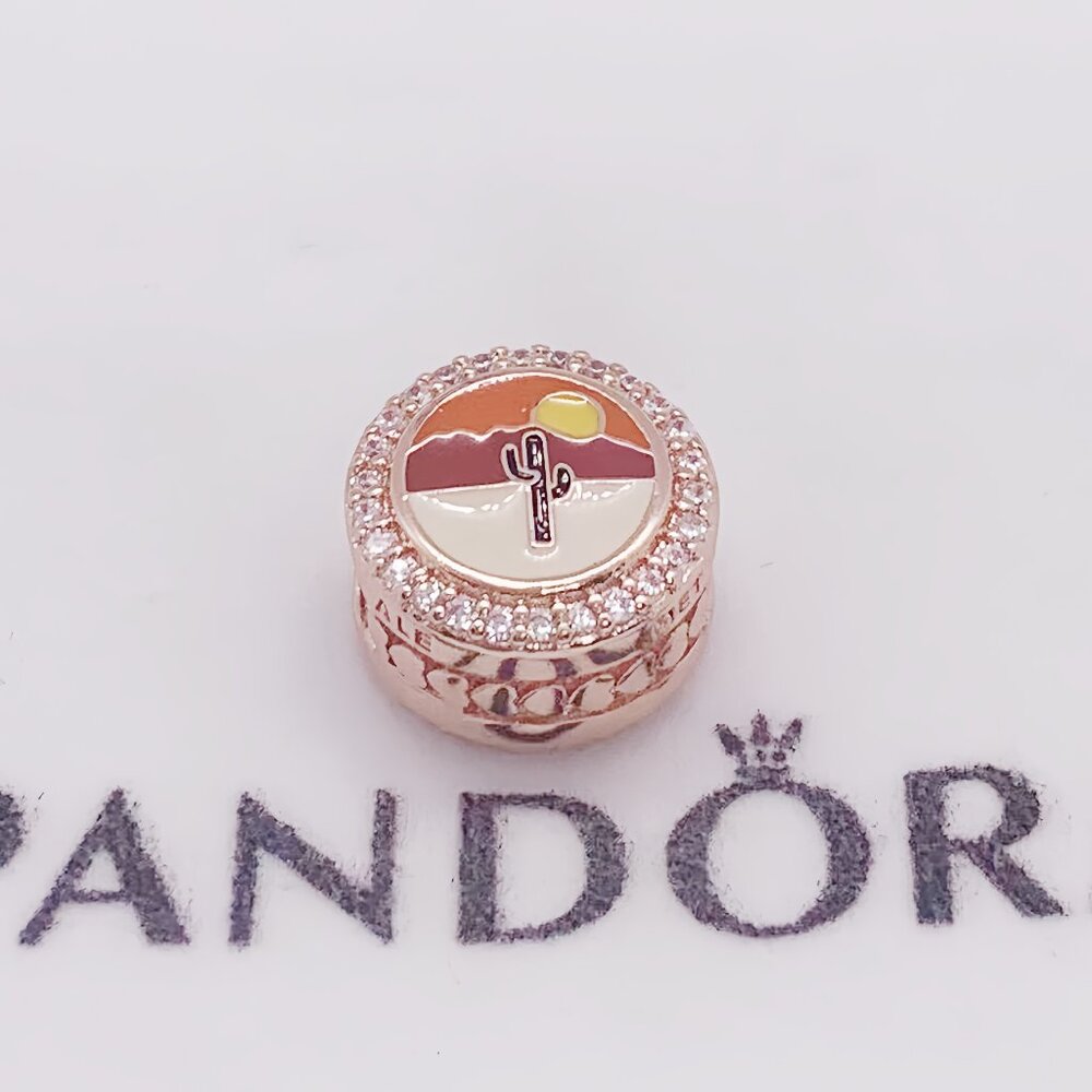 Pandora Arizona Flag pendant Rose Gold-Plated